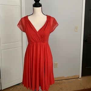 Banana republic factory red dress